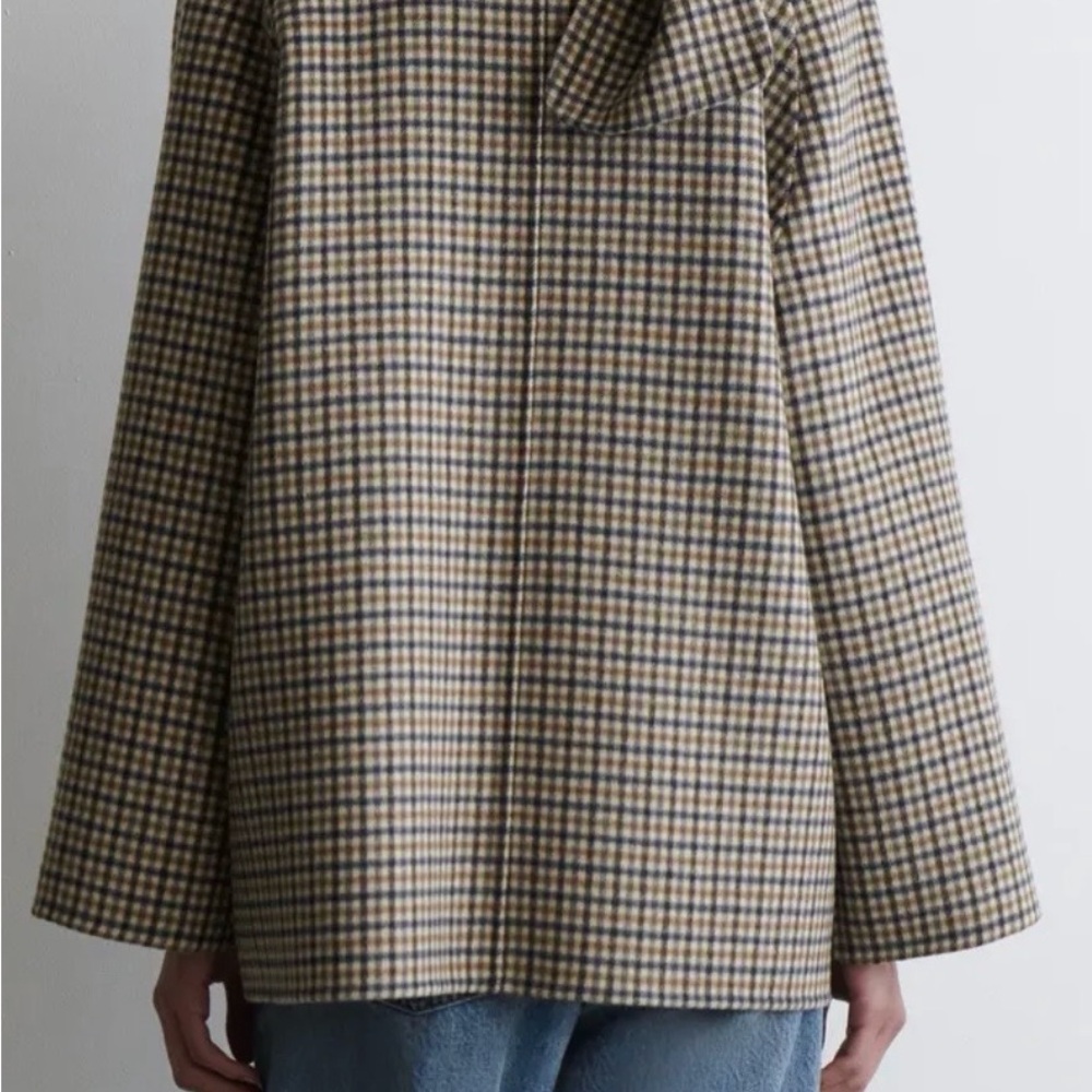 COS Double Faced Wool Blend Scarf Jacket - Picture 2 of 4
